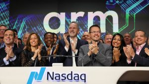 Arm climbs 16% in Nasdaq debut after pricing IPO at $51 a share