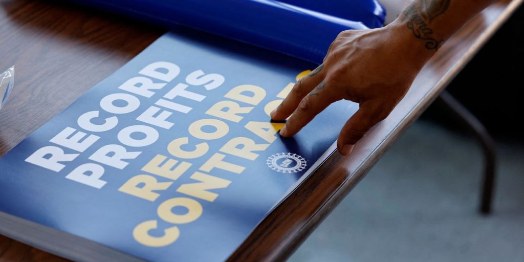 UAW strike stirs stock-market worries over corporate margins