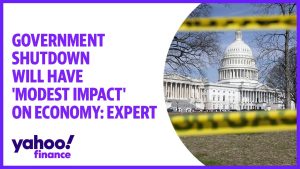 Government shutdown will have ‘modest impact’ on economy: Expert