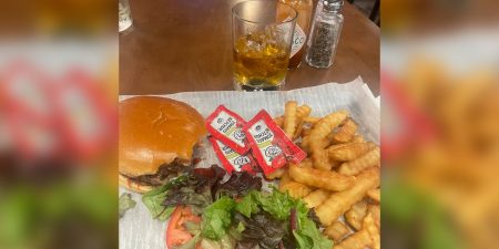 The restaurant behind David Brooks’s viral $78 Newark Airport meal is serving the same burger feast for just $17.78