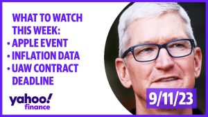 Apple event, inflation data, UAW contract deadline: What to watch this week