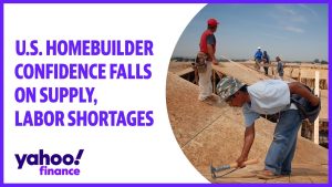 U.S. homebuilder confidence falls on supply, labor shortages