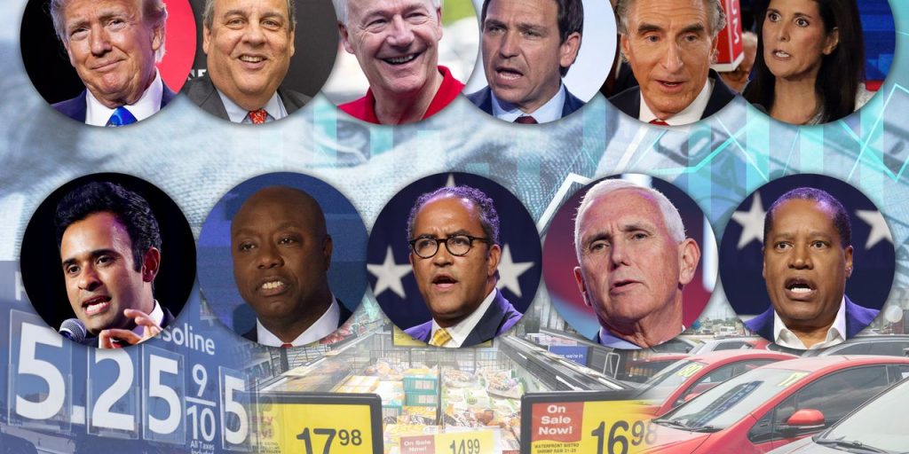 Here’s how the Republican presidential candidates say they’ll whip inflation