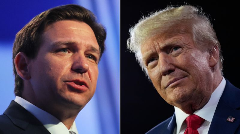 Florida GOP scraps planned loyalty oath in win for Trump over DeSantis in their shared home state