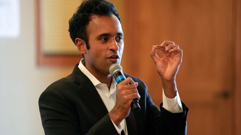 Ramaswamy looks to distinguish himself from Trump with conservative policy address