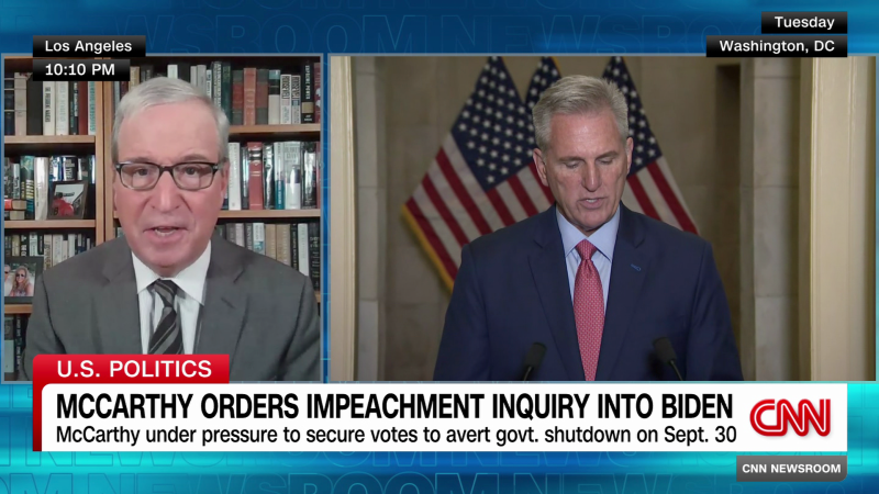 Speaker McCarthy orders impeachment inquiry into President Biden