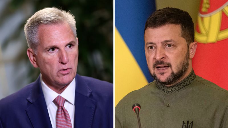 Watch McCarthy react to Zelensky’s visit in 2022 vs. now