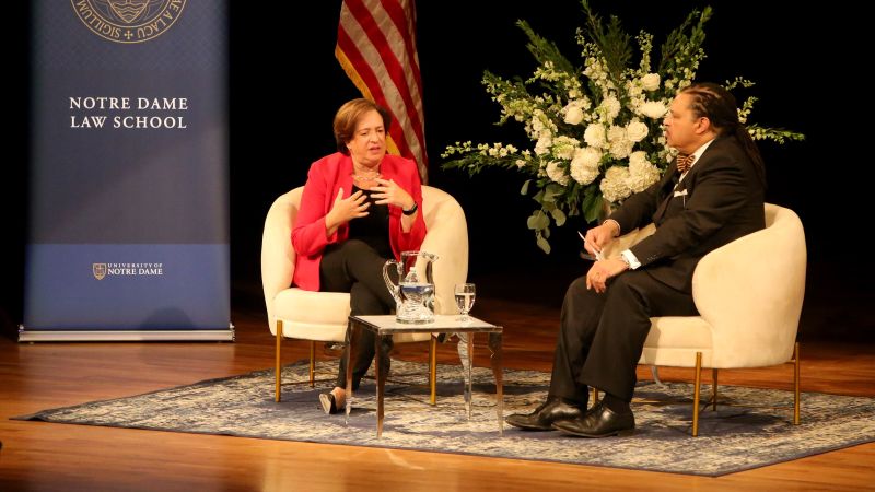 Supreme Court Justice Elena Kagan talks ethics and her relationship with the chief justice