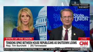 Dana Bash presses GOP Rep on praise for Trump budget with $966B deficit
