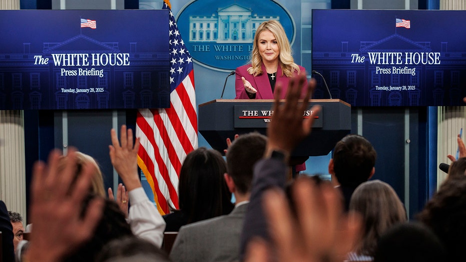 Karoline Leavitt Holds First White House Press Briefing