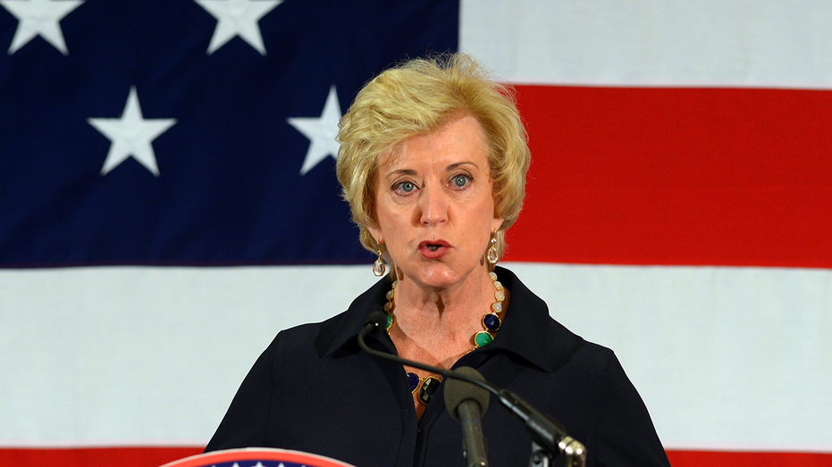 Education Secretary giving a speech